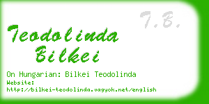 teodolinda bilkei business card